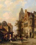 European city landscape, street landsacpe, construction, frontstore, building and architecture.028 unknow artist